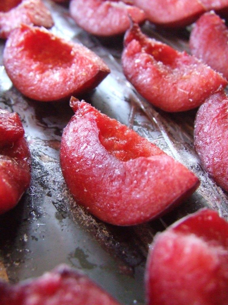 Frozen Apricots and Plums